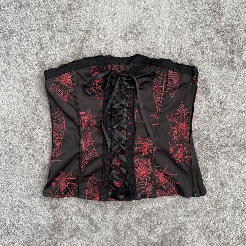 Y2K Trip NYC black corset top